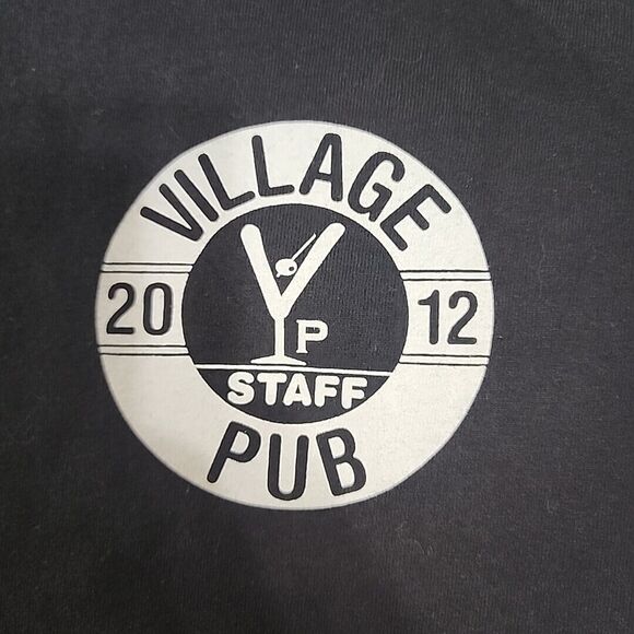 Milton Manors Fort Lauderdale Gay Bar Village Pub Staff Shirt Black Large New - Picture 4 of 7